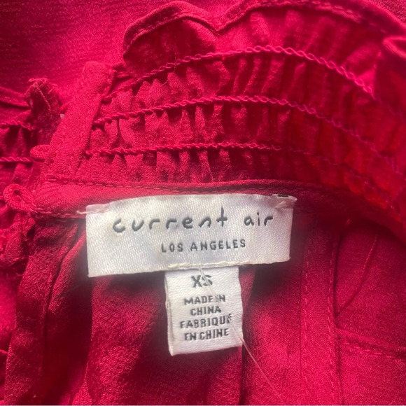 Current Air Red Leopard Print Halter Ruffle Midi Tank Dress - 22212 - Picture 9 of 11